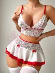 Bustier Mini Skirt Fantasy Nurse Costume NightLight 7047