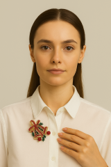 Yılbaşı Ruhunu ve Zarafeti Taşıyan Işıltılı Broş Koleksiyonu