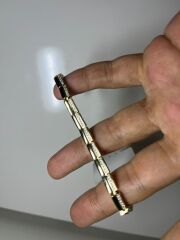 Zirkon Taşlı Gold Link Bileklik