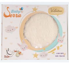 Baby Serra Valentine Soft Vizon Bebek Battaniyesi