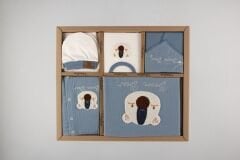 Organik Bear Waffle 10’lu Yenidoğan Zıbın Seti