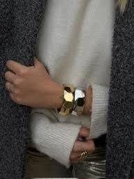 Geometrik Kesim Gold Kadın Bilezik – Modern ve Şık Tasarım