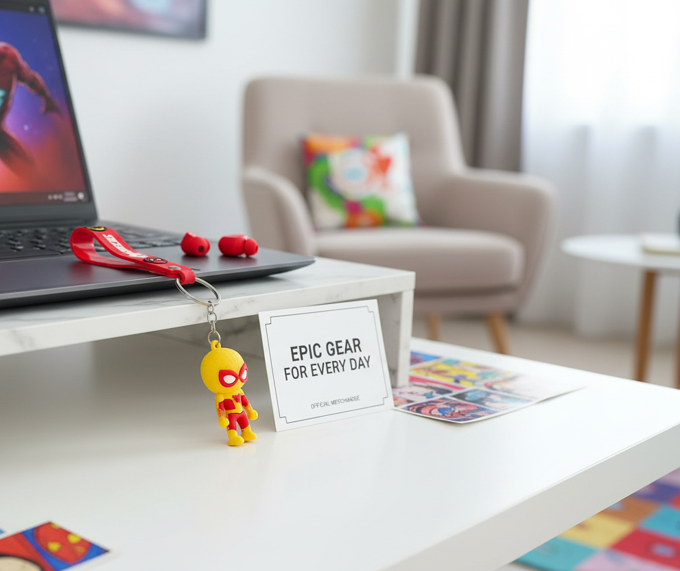 Figürlü Askılı Anahtarlık – Süper Kahraman Temalı Karakter Anahtarlık