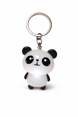 Işıklı Panda Anahtarlık – Sevimli Figürlü LED Işıklı Anahtarlık (Renk Seçenekli)