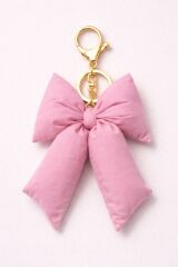 Renkli Fiyonk Anahtarlık Çanta Süsü (Gold Metal Klipsli)