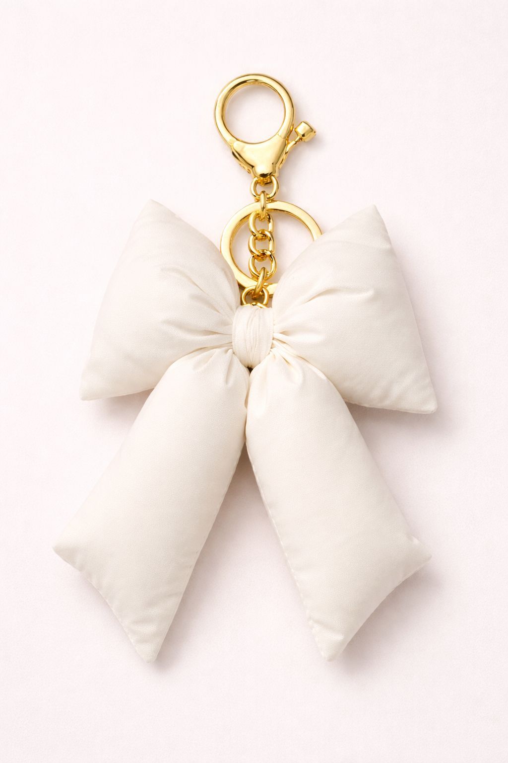 Renkli Fiyonk Anahtarlık Çanta Süsü (Gold Metal Klipsli)