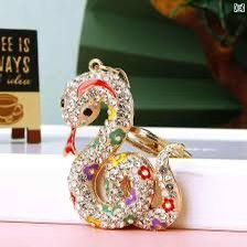 Çok Renkli Taşlı Yılan Anahtarlık