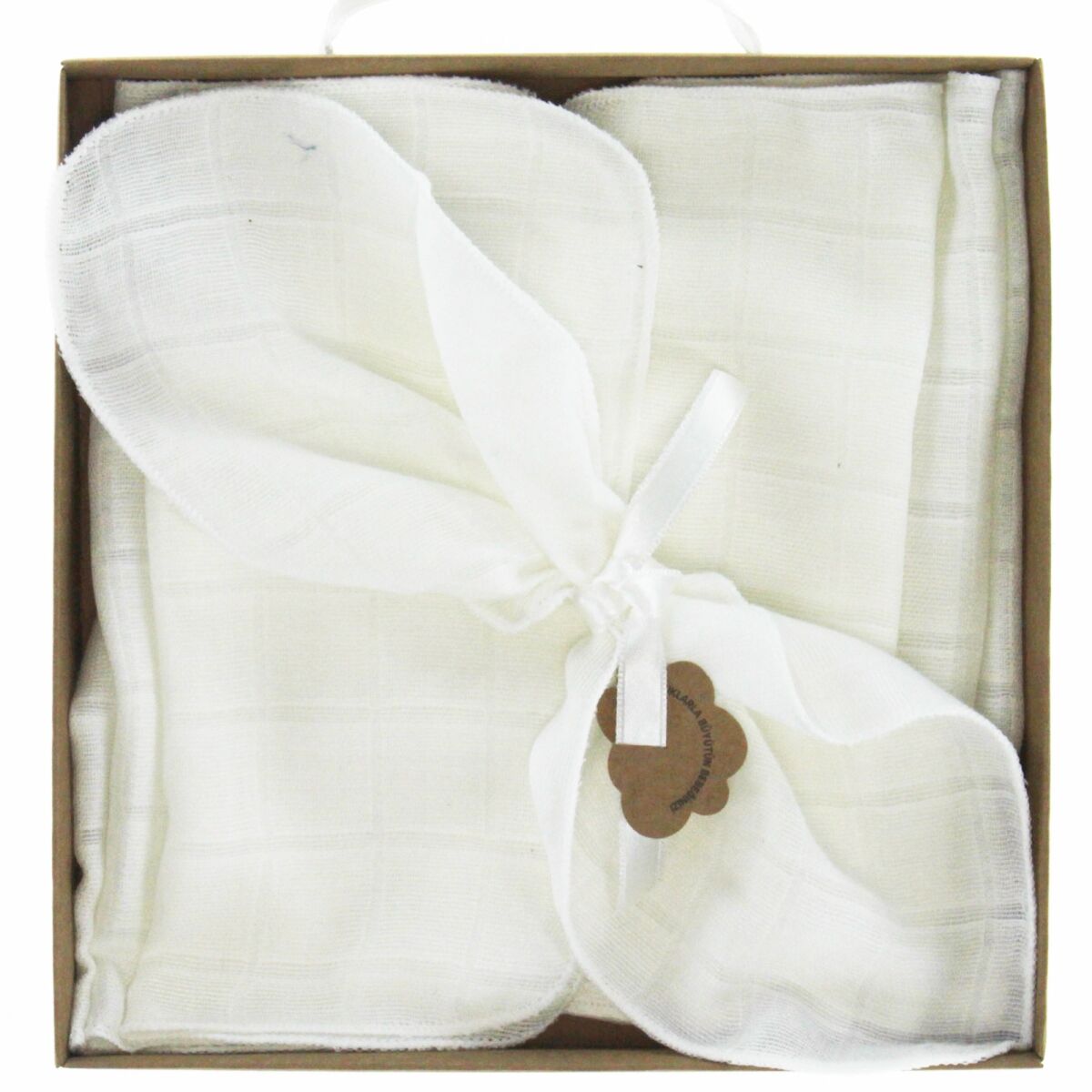 Bebek Ağız Mendili 7’Lİ Set (Müslin  Pamuklu)