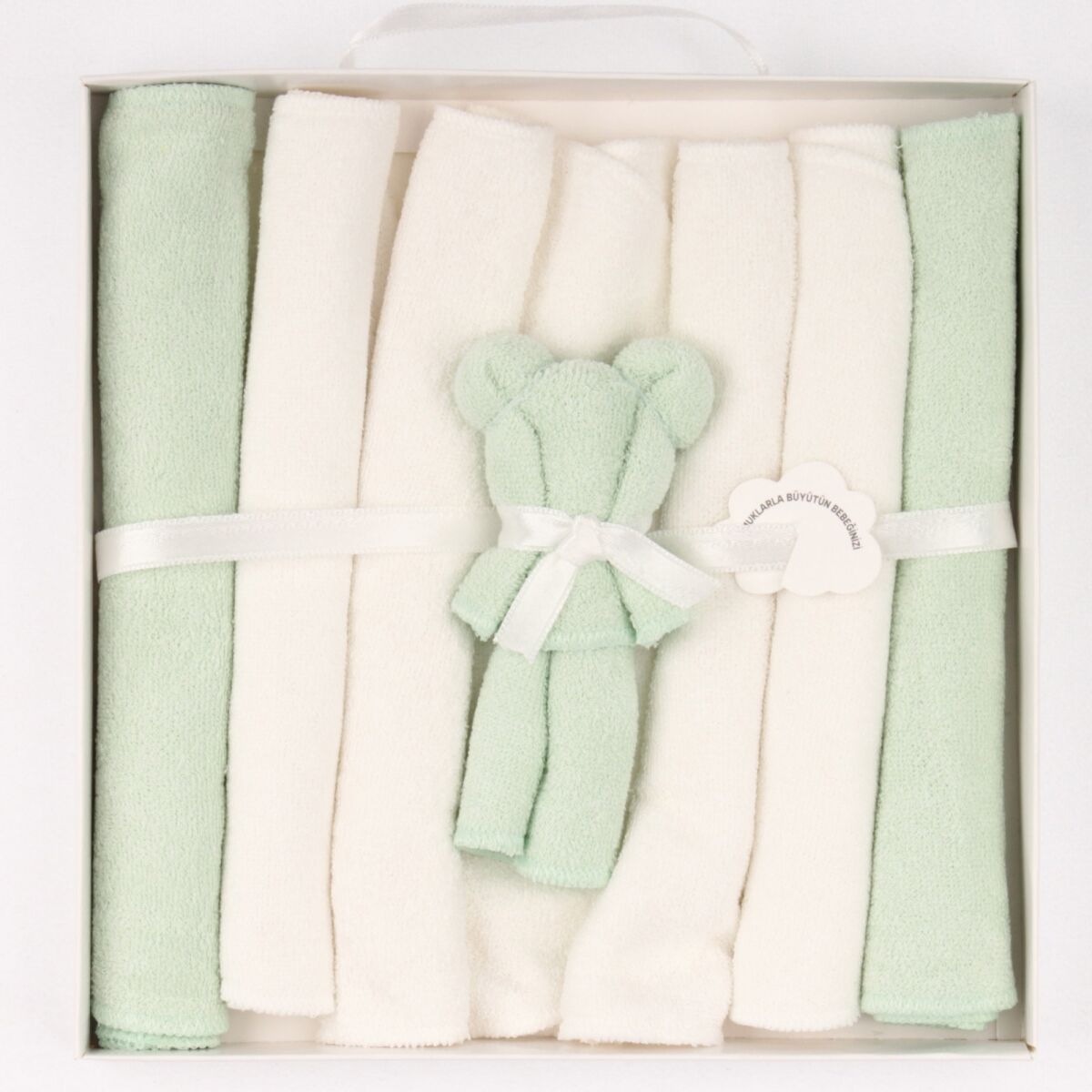 Pamuk Baby 7’li Havlu Ağız Mendili Seti